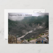 Volcano Crater Indonesië Briefkaart (Voorkant / Achterkant)