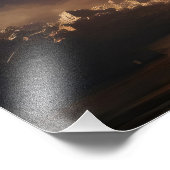 Volcano Eruption Foto Afdruk (Hoek)