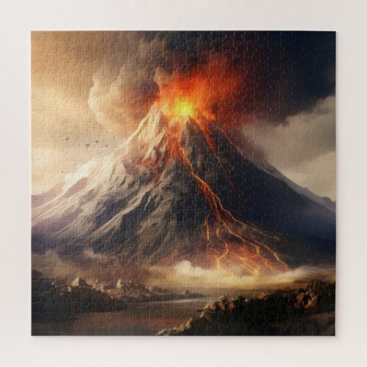 Volcano Eruption Legpuzzel (Verticaal)