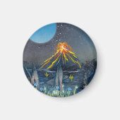 Volcano Eruption Magneet (Voorkant)