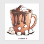 Volcano Hot Chocolate Dream Mug sticker (Vel)