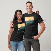 Volcano Indonesische uitbarsting T-shirt (Unisex)