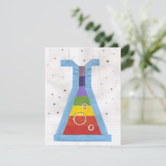 Volcano injectieflacon Uitnodiging (Staand voorkant)