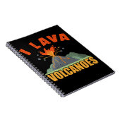 Volcano Lava Lover Funny Geology Notitieboek (Rechterzijde)