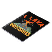 Volcano Lava Lover Funny Geology Notitieboek (Linkerzijde)
