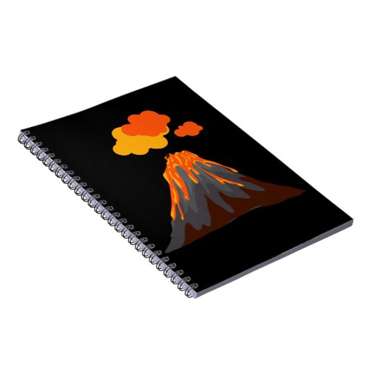 Volcano Lava Lover Notitieboek (Rechterzijde)