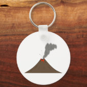 Volcano Mountain Sleutelhanger (Voorkant)