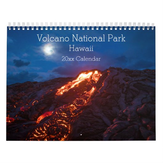 Volcano National Park Calendar Kalender (Hoes)