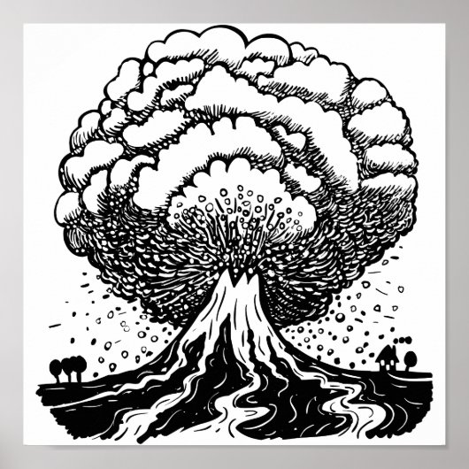 Volcano Poster (Voorkant)