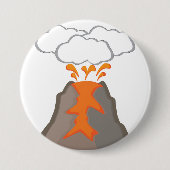 Volcano Ronde Button 7,6 Cm (Voorkant)
