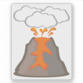 Volcano Sticker (Voorkant)