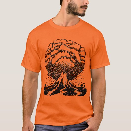 Volcano T-shirt (Voorkant)