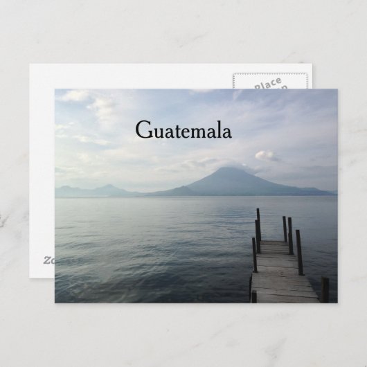 Volcano van het meer van Atitlan Guatemala Briefkaart (Voorkant / Achterkant)