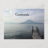 Volcano van het meer van Atitlan Guatemala Briefkaart (Voorkant)