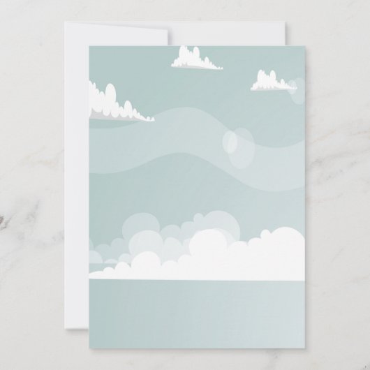 Volcano Verjaardag uitnodiging (Achterkant)