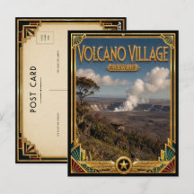 Volcano Village Hawaï Vintage Art Deco Gouden Tijd