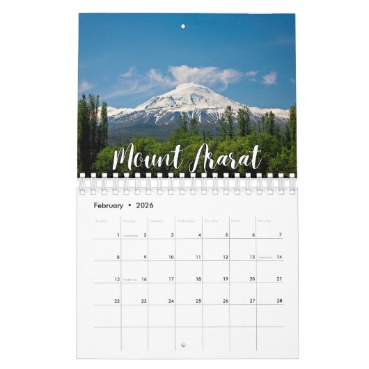 Volcanoes Collectie Wall Calendar Kalender (Feb 2026)