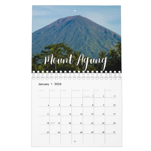 Volcanoes Collectie Wall Calendar Kalender (Jan 2026)