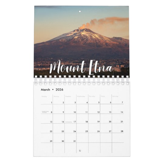 Volcanoes Collectie Wall Calendar Kalender (Mar 2026)