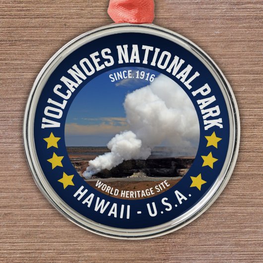 Volcanoes National Park Hawaii Metalen Ornament