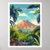 Volcanoes National Park Hawaii Poster, Vulkanen Poster (Voorkant)