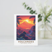 Volcanoes National Park Mountain Gorilla Travel Briefkaart (Staand voorkant)