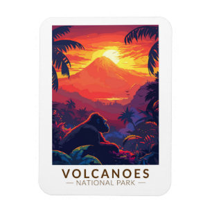 Volcanoes National Park Mountain Gorilla Travel Magneet