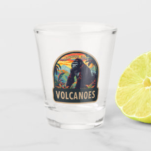 Volcanoes National Park Mountain Gorilla Travel Shot Glas