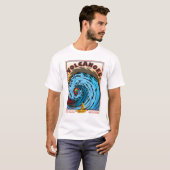 VOLCANOES SURF BREAK T-SHIRT (Voorkant volledig)