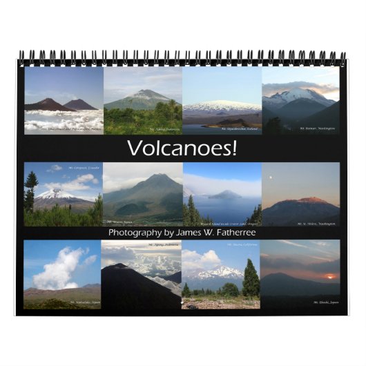 Volcanoes Wall Calendar van J.W. Fatherree. Kalender (Hoes)