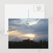Volcanos op Sunset Briefkaart (Voorkant / Achterkant)