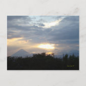 Volcanos op Sunset Briefkaart (Voorkant)