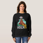 Volcayes Earth Science Geology Volcano Scientist Trui (Voorkant volledig)