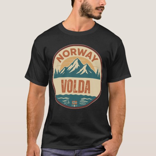 Volda, Norge Noorwegen T-shirt (Voorkant)