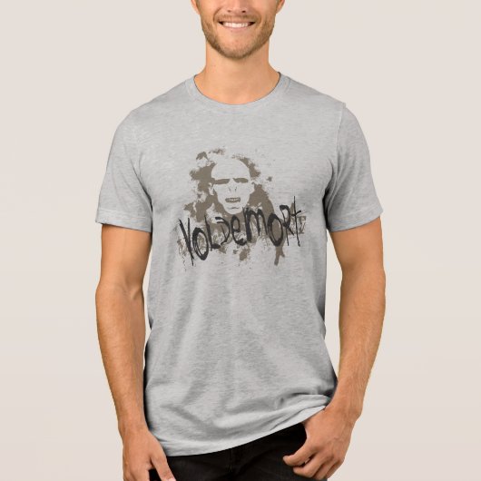 Voldemort Dark Arts Graphic Tri-Blend Shirt (Voorkant)