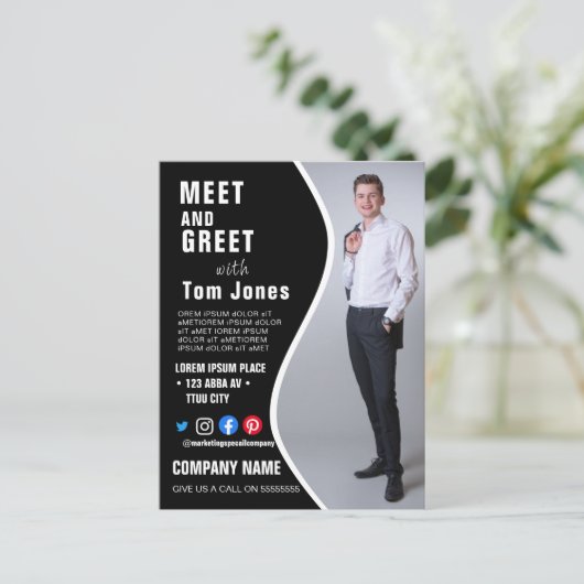 voldoen aan het Briefkaart van het Poster van de F (Staand voorkant)