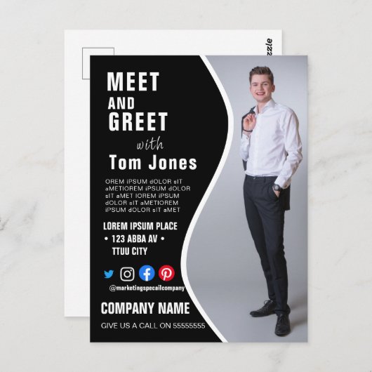 voldoen aan het Briefkaart van het Poster van de F (Voorkant / Achterkant)