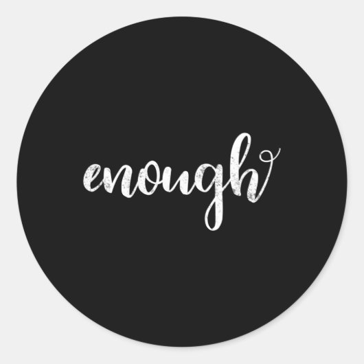 Voldoende controle van het Pistool van het Geweld Ronde Sticker (Voorkant)