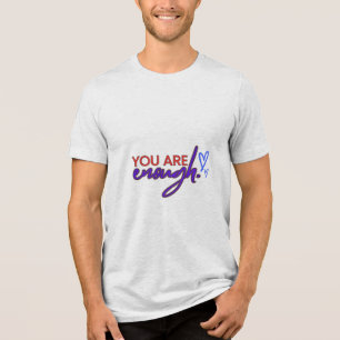 Voldoende herinnering boven Tri-Blend shirt