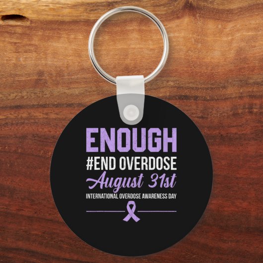 Voldoende internationale kennis over overdosering sleutelhanger (Achterkant)