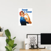 Voldoende is voldoende poster (Thuiskantoor)