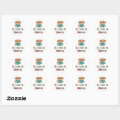 Voldoende is voldoende ronde sticker (Vel)