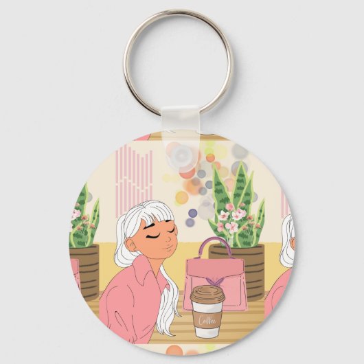 VOLDOENDE KOFFIE IS PRIORITAIR SLEUTELHANGER (Voorkant)