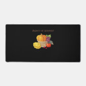 Voldoende oogst - Herfstmand met producten Illus Bureaumat (Voorkant)