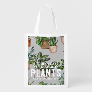 Voldoende Planten Grocery Bag Boodschappentas