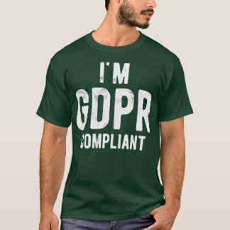 Voldoet aan Ix27 m GDPR T-shirt