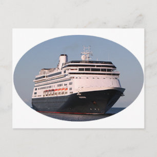 Volendam cruiseschip oval 6 briefkaart
