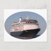 Volendam cruiseschip oval 6 briefkaart (Voorkant)