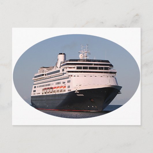 Volendam cruiseschip oval 6 briefkaart (Voorkant)