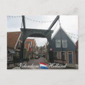 Volendam Drawbridge Holland Briefkaart (Voorkant)